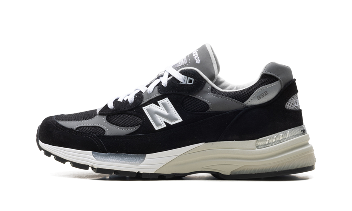 New Balance 992 Made in USA "Black Grey" Sneakers