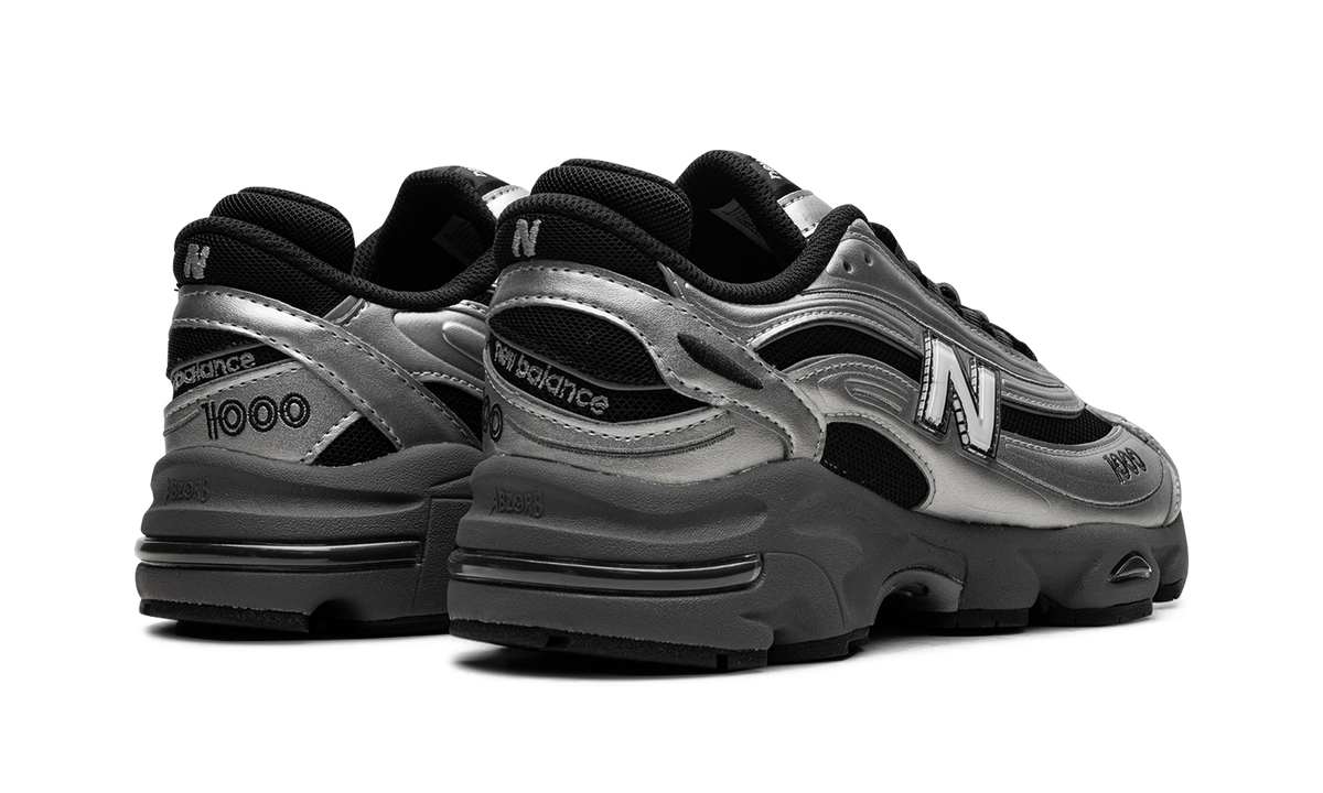 New Balance 1000 "Black Silver Metallic" Sneakers