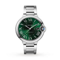 Ballon Bleu de Cartier 40 Watch - 40mm, Steel, Green Dial