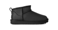 UGG Classic Ultra Mini Black Leather Women's