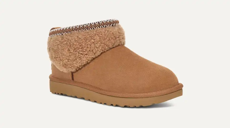UGG Classic Ultra Mini Maxi Curly Chestnut Women's
