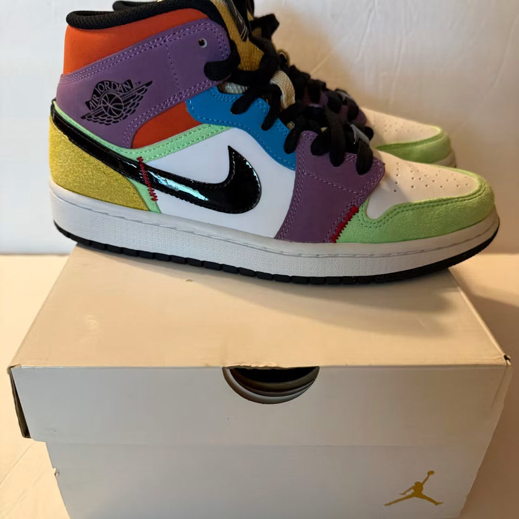 Used - Air Jordan 1 Mid SE Multi-Color (Women's) - US W 8 - detail 4