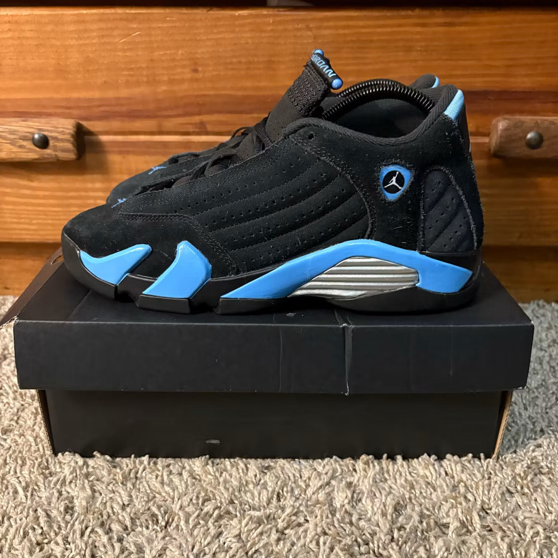 Used - Air Jordan 14 Retro Black University Blue (2026) (GS) - US 7Y - detail 2