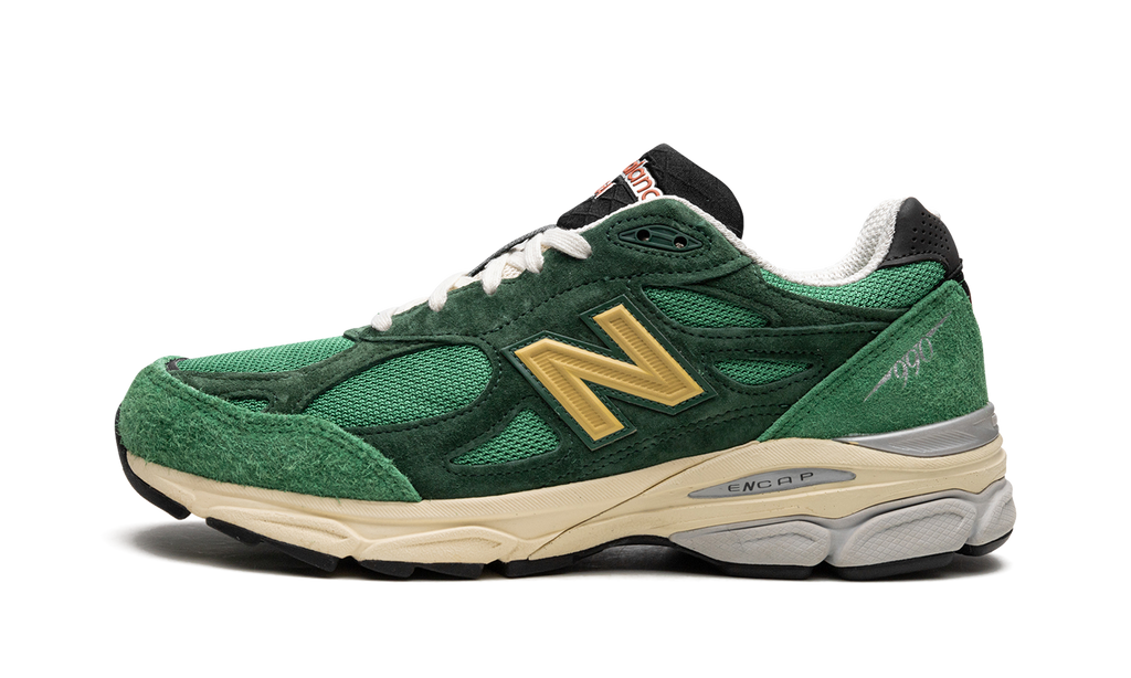 New Balance 990v3 Made in USA "Green/Yellow" Sneakers