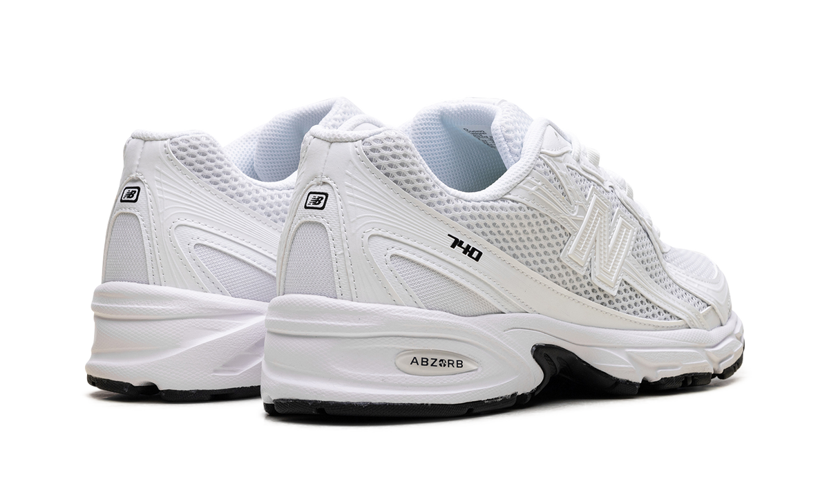 New Balance 740 "Triple White" Sneakers