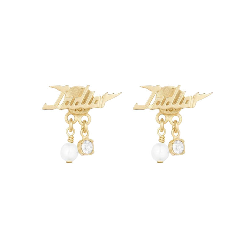 Dior J’Adior 18K Gold Earrings