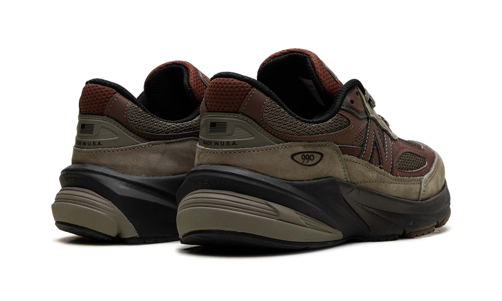 New Balance 990v6 Made in USA "Dark Camo/Rich Oak" Sneakers
