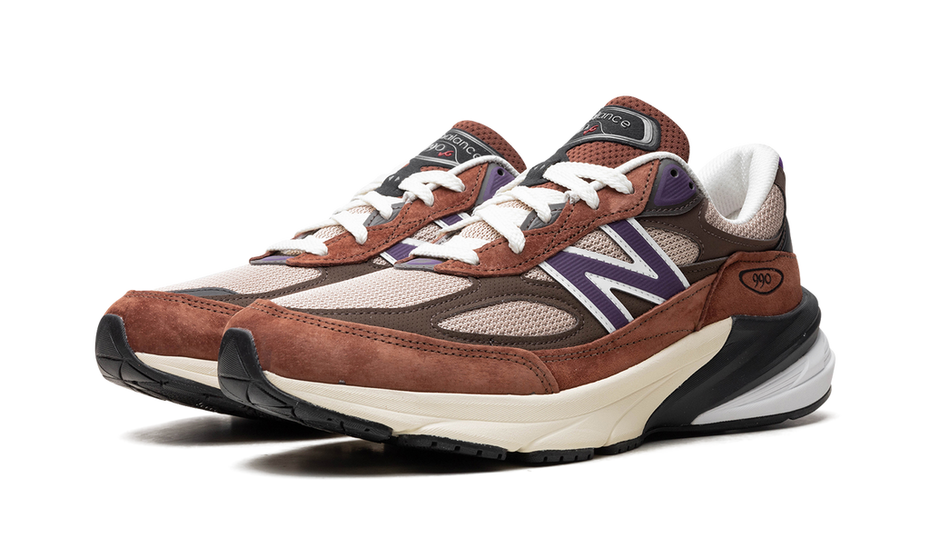 New Balance 990v6 Made in USA "Rich Oak/Cosmic Grape" Sneakers